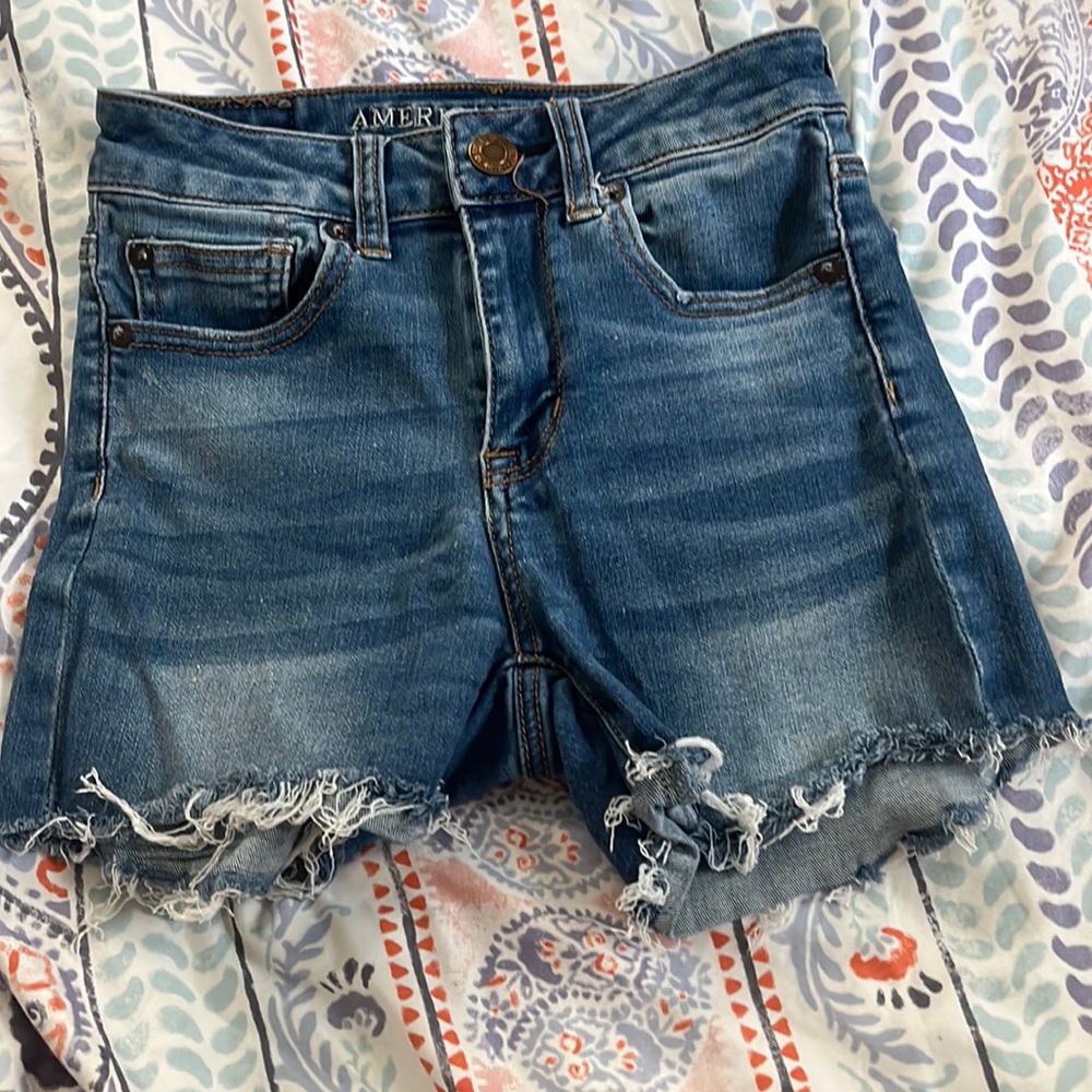 American eagle jeans shorts size 0